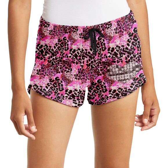 Women's Soft Comfy Breathable Velour Velvet Shorts with Flexible Drawstring Fit - Picture 2 of 16